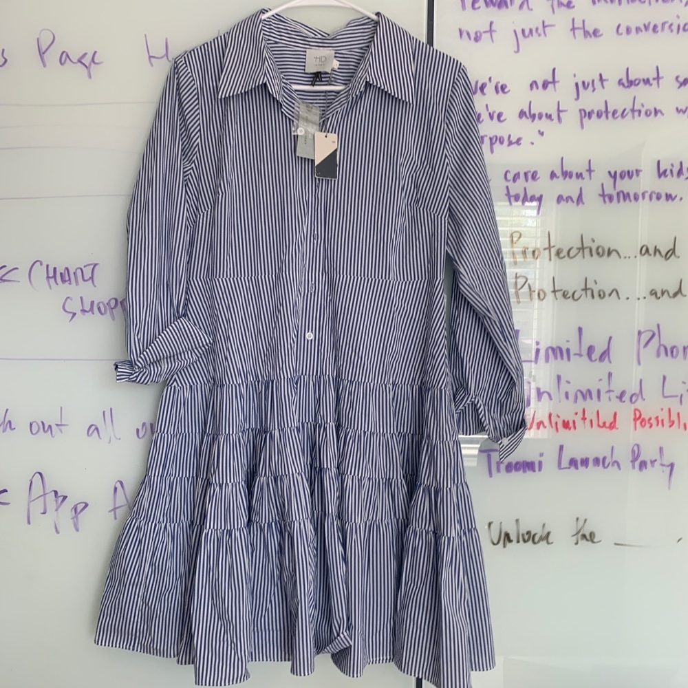 Adorable striped Anthropologie dress